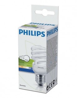 Philips Economy Twister 12W-60W 2700K E27 Tasarruflu Ampul