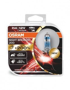 Osram H4 Night Breaker 200 Halojen Ampul 2 Adet