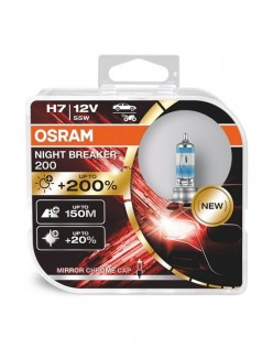 Osram H7 Night Breaker 200 Halojen Ampul 2 Adet