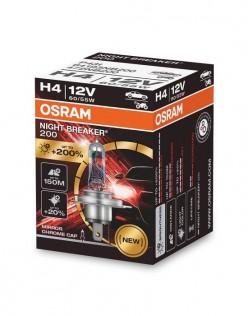 Osram H4 Night Breaker 200 Halojen Ampul 1 Adet