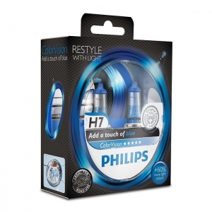 Philips H7 Color Vision Blue Halojen Ampul 2 Adet