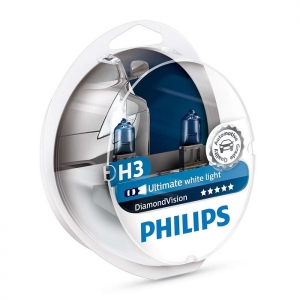Philips H3 Diamond Vision Halojen Ampul 2 Adet