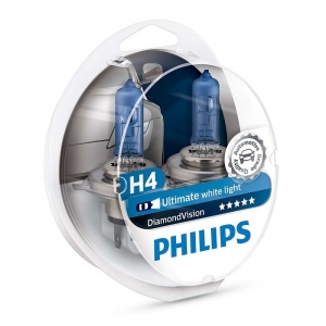 Philips H4 Diamond Vision Halojen Ampul 2 Adet