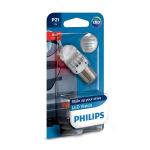 Philips P21W Kırmızı Vision Led Ampul 1 Adet