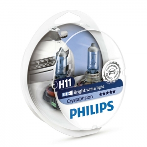 Philips H11 Crystal Vision Halojen Ampul 2 Adet