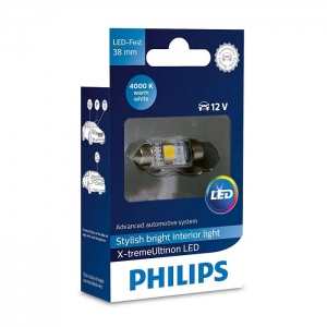 Philips C5W 4000K X-treme Ultinon Led Ampul 38 mm 1 Adet
