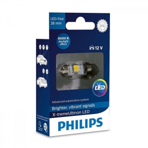 Philips C5W 6000K X-treme Ultinon Led Ampul 38 mm 1 Adet