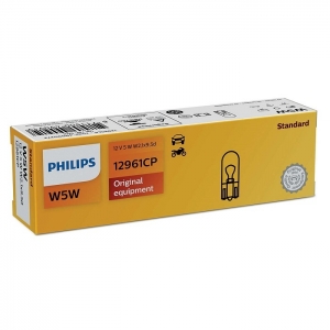 Philips W5W T10 Standard Halojen Ampul 10 Adet
