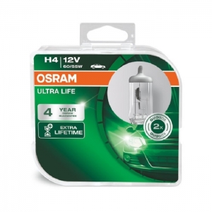 Osram H4 Ultra Life Halojen Ampul 2 Adet
