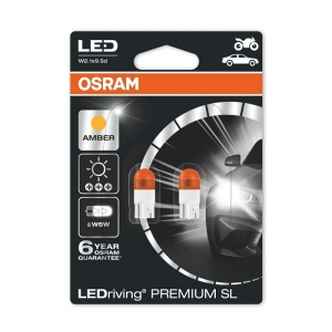 Osram W5W T10 Amber Ledriving Premium Led Ampul 2 Adet