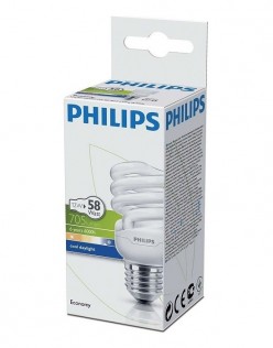 Philips Economy Twister 12W-58W 6500K E27 Tasarruflu Ampul