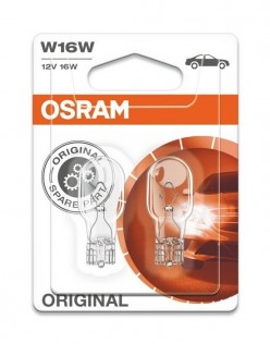 Osram W16W Original Line Halojen Ampul 2 Adet