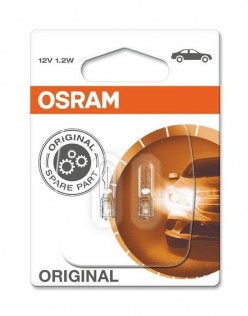 Osram W1,2W T5 Original Line Halojen Ampul 2 Adet