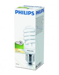 Philips Economy Twister 15W-75W 2700K E27 Tasarruflu Ampul