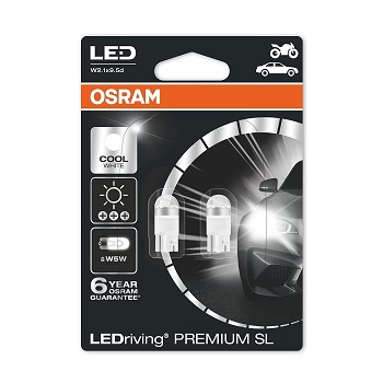 Osram W5W T10 6000K Ledriving Premium