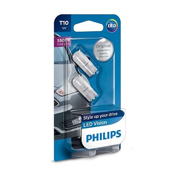 Philips W5W T10 5500K Vision Led
